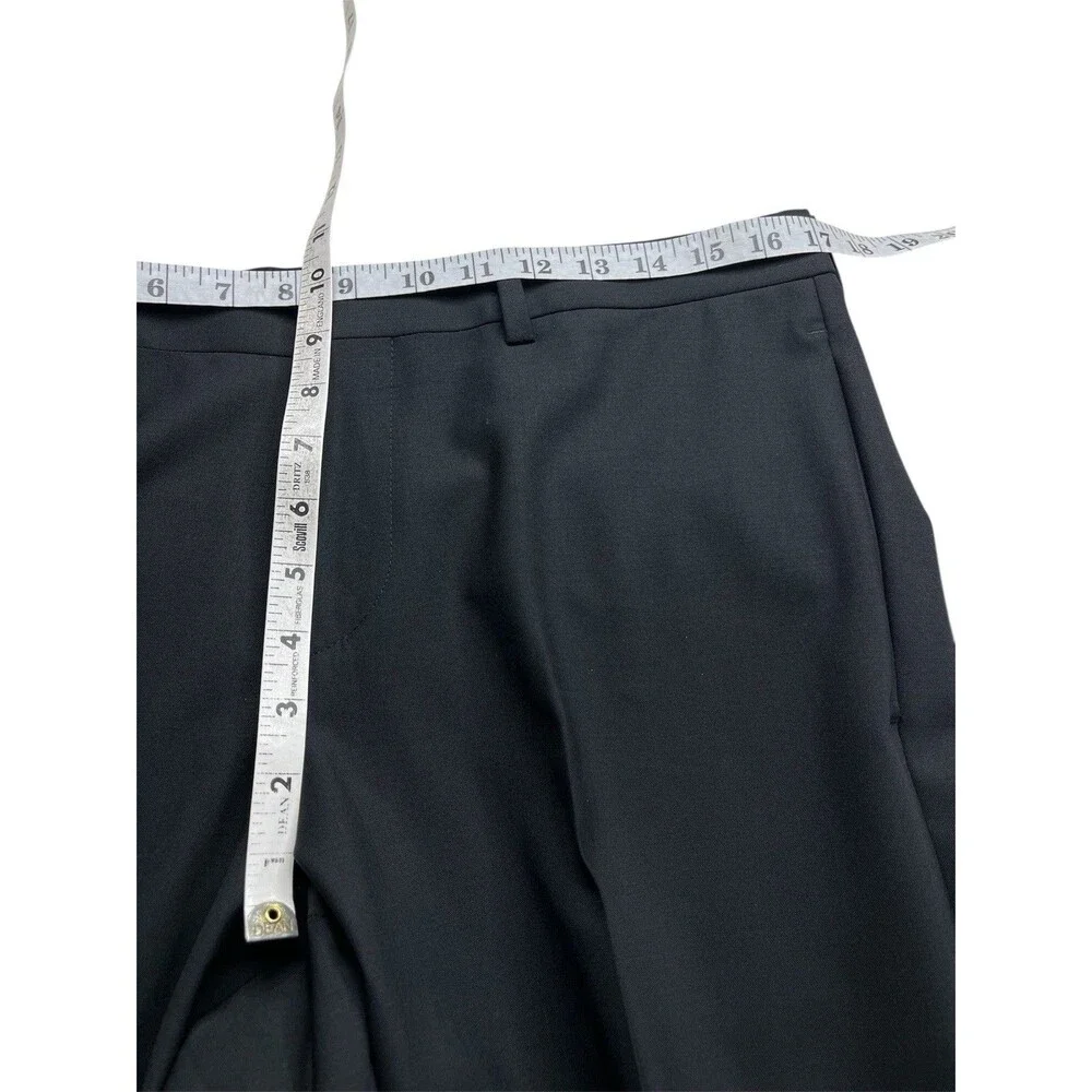 THEORY Premium Men’s 2pc Suit 38R 34x31 Recent 100% Wool Suit Jacket Pants Black